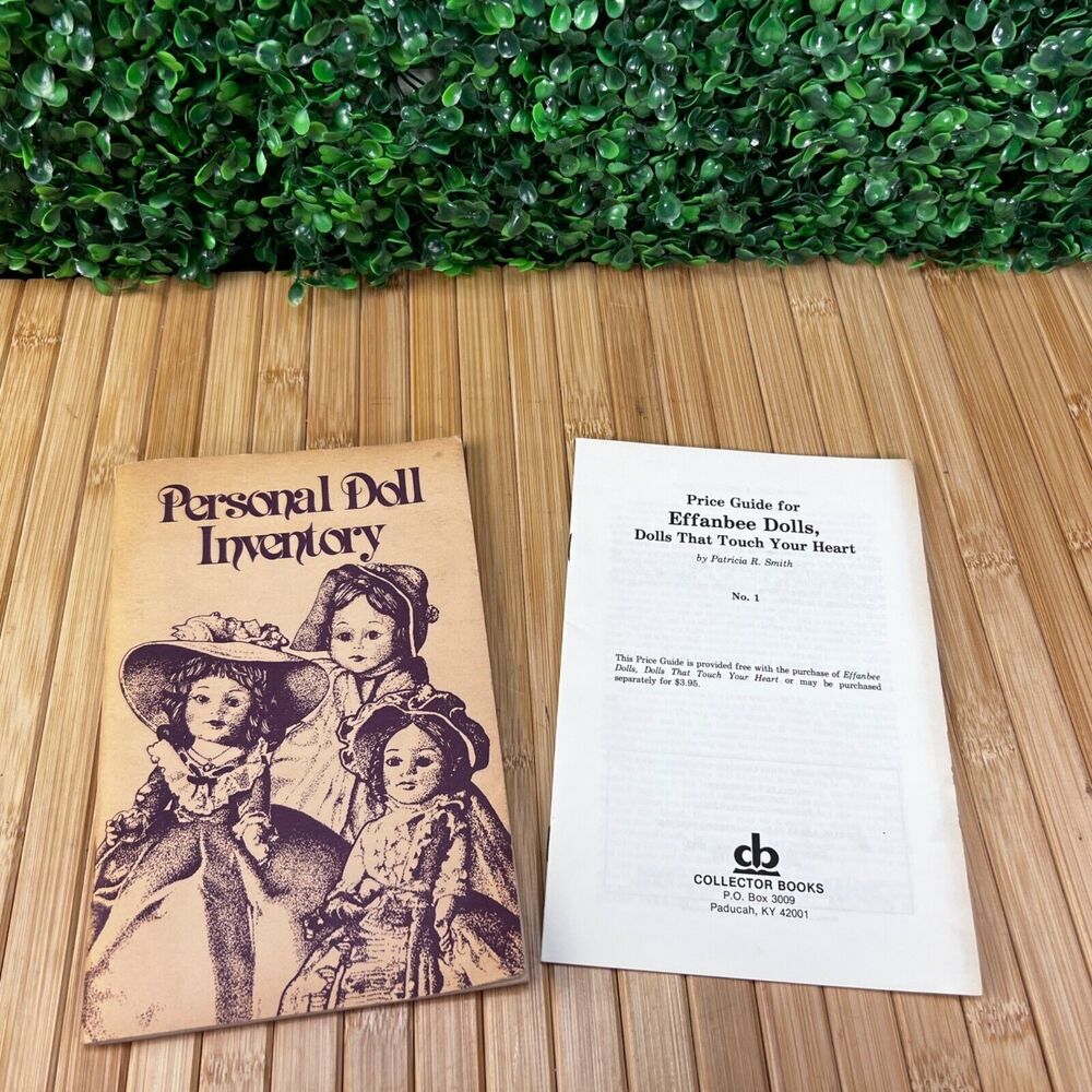 Personal Doll Inventory Paperback Book Collector Books Patricia Smith Price Book